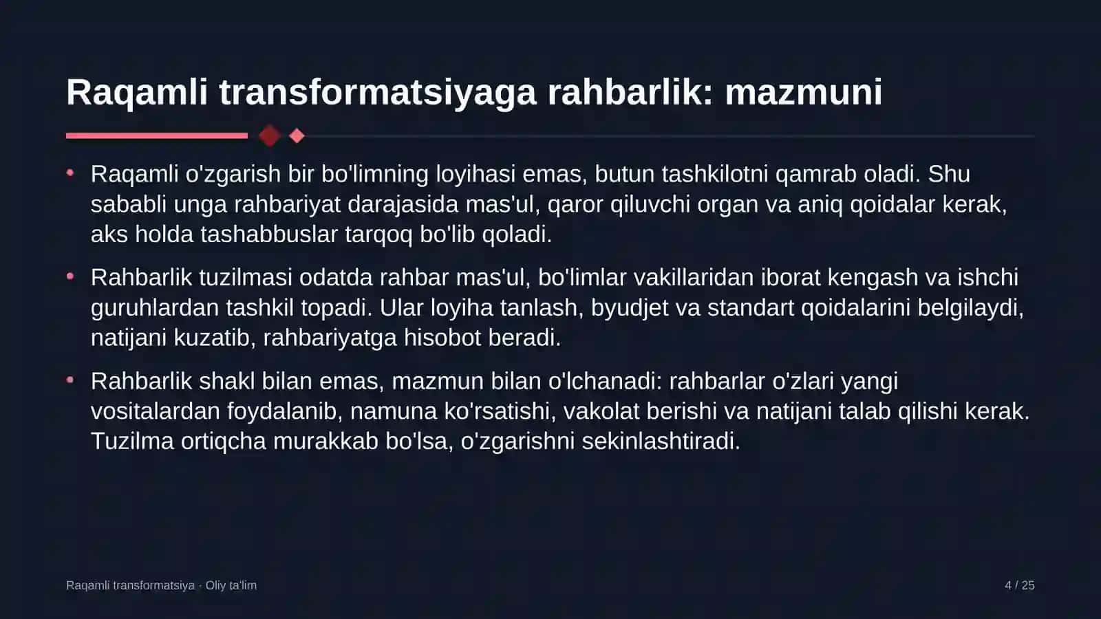 Oshxonalarda raqamli transformatsiyaga rahbarlikni tashkil etish 4
