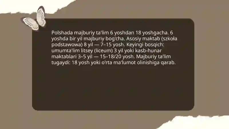 Polsha talim tizimi 4