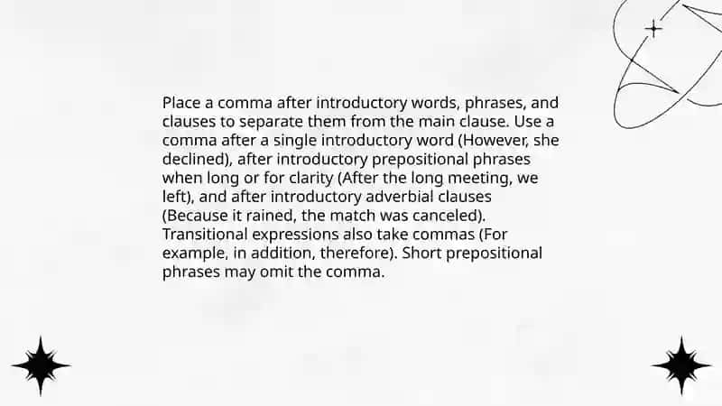 Comma Usage 4