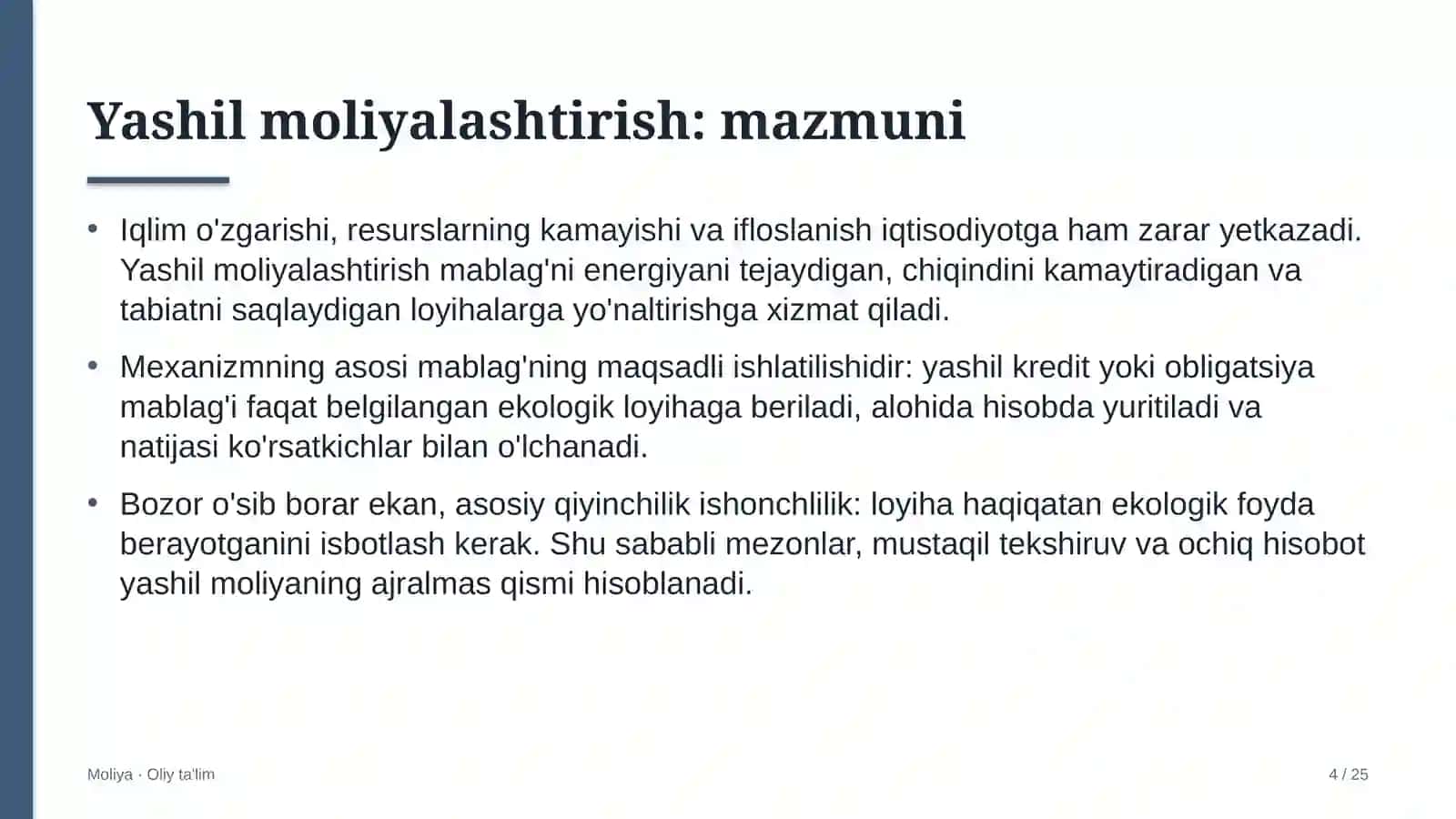 Zargarlik do'konlarida yashil moliyalashtirish 4