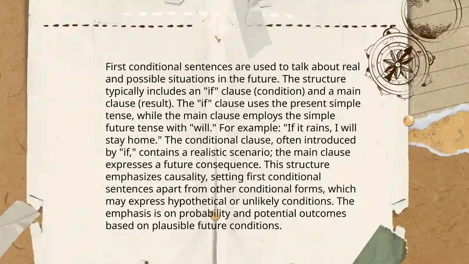First conditional 4