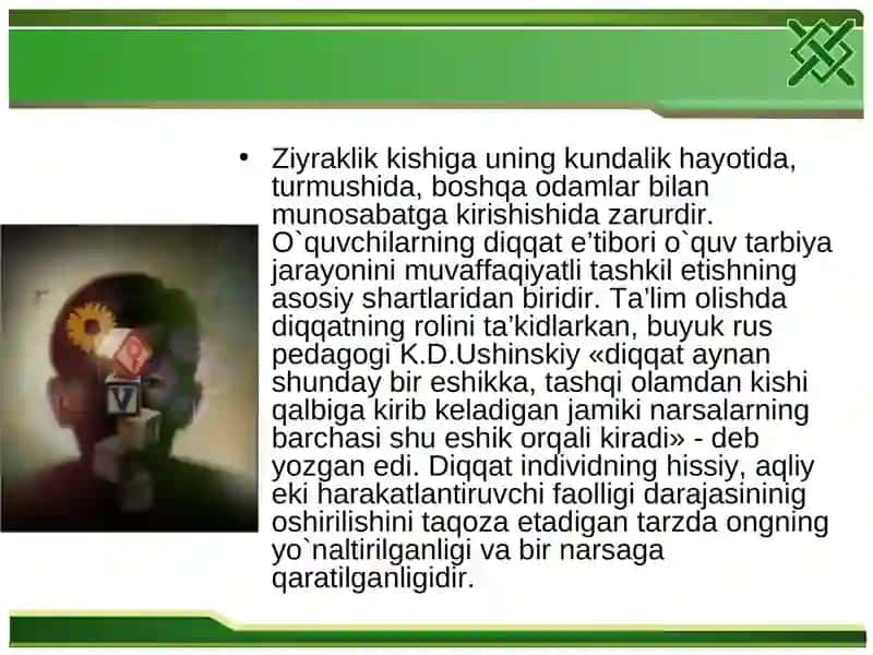 Diqqat va Sezgi 4