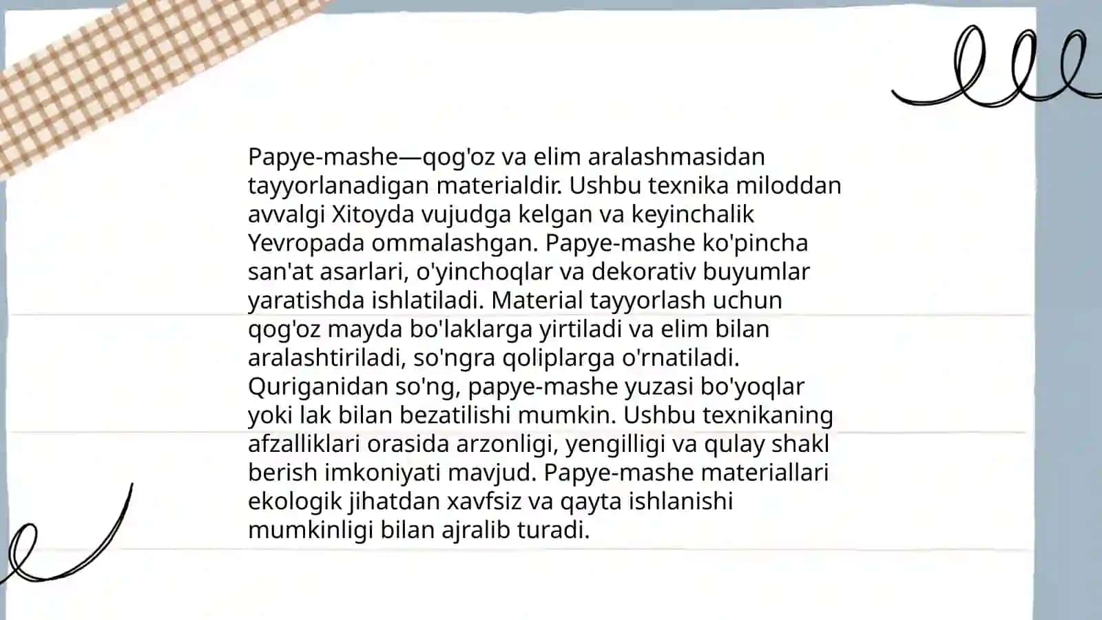 Papye-mashe san'ati tarixi 4