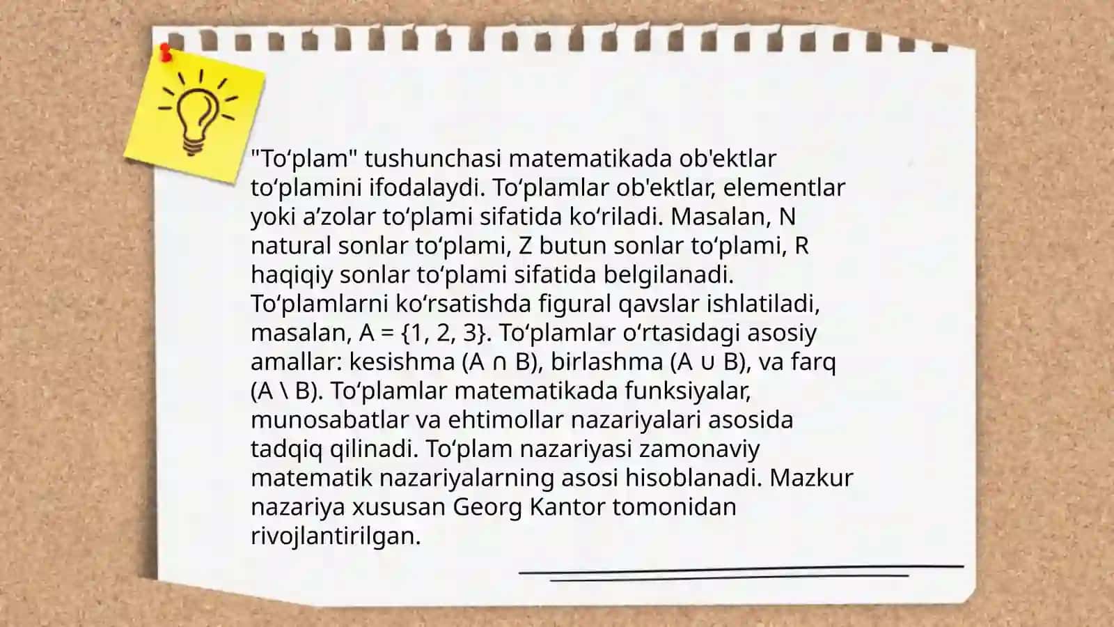 Toʻplamning qismi 4