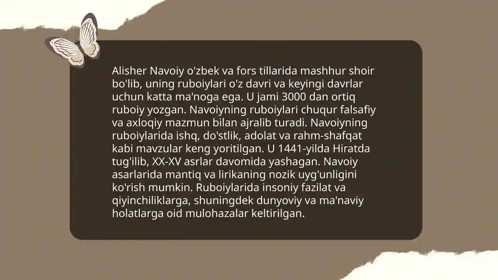 Alisher Navoiyning g'azallari 4