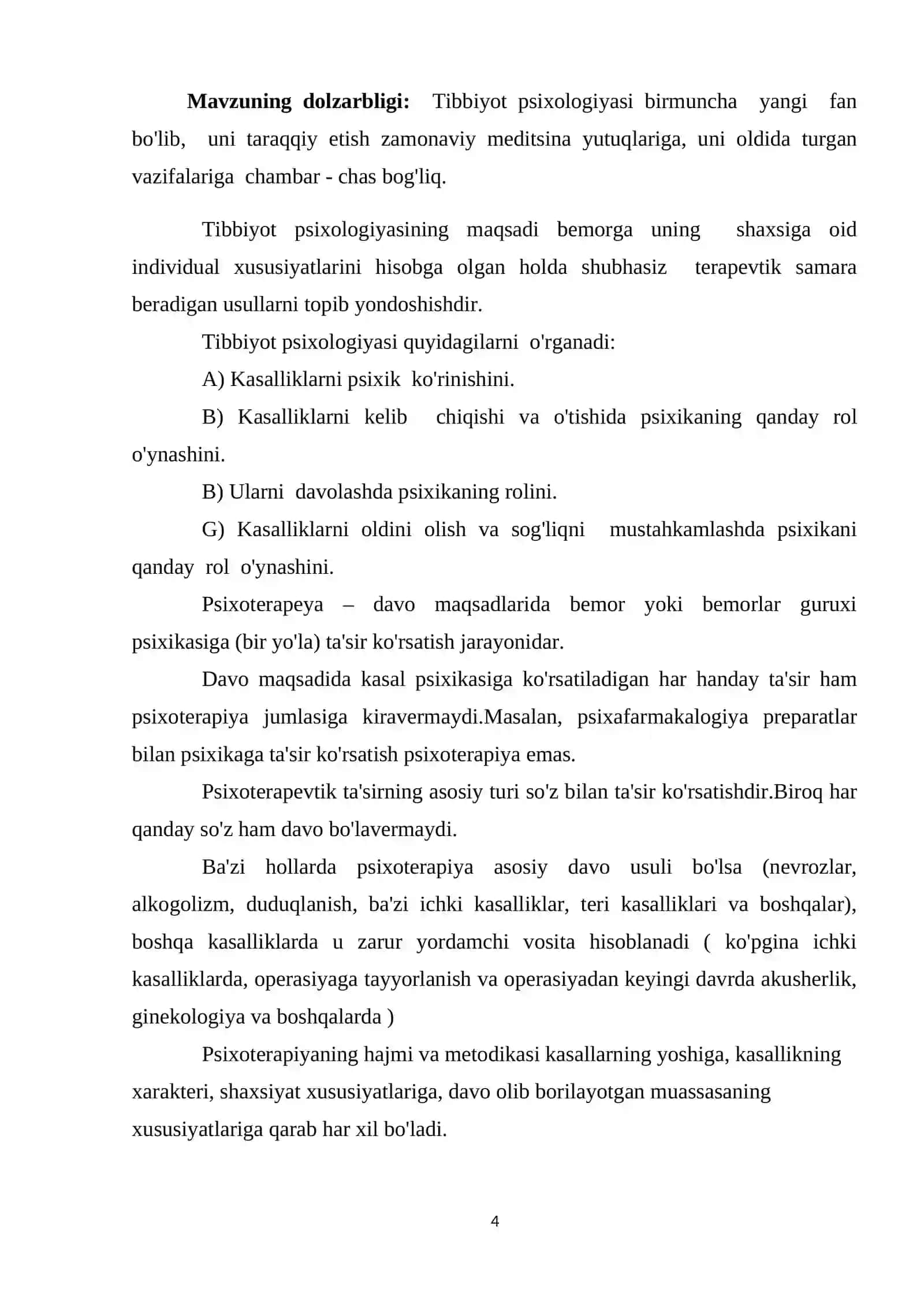 PSIXOTERAPEVTIK SOHALAR 4