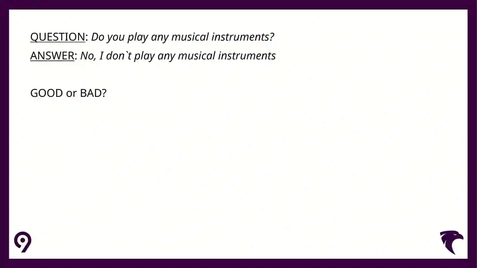 Speaking Practice Questions 4