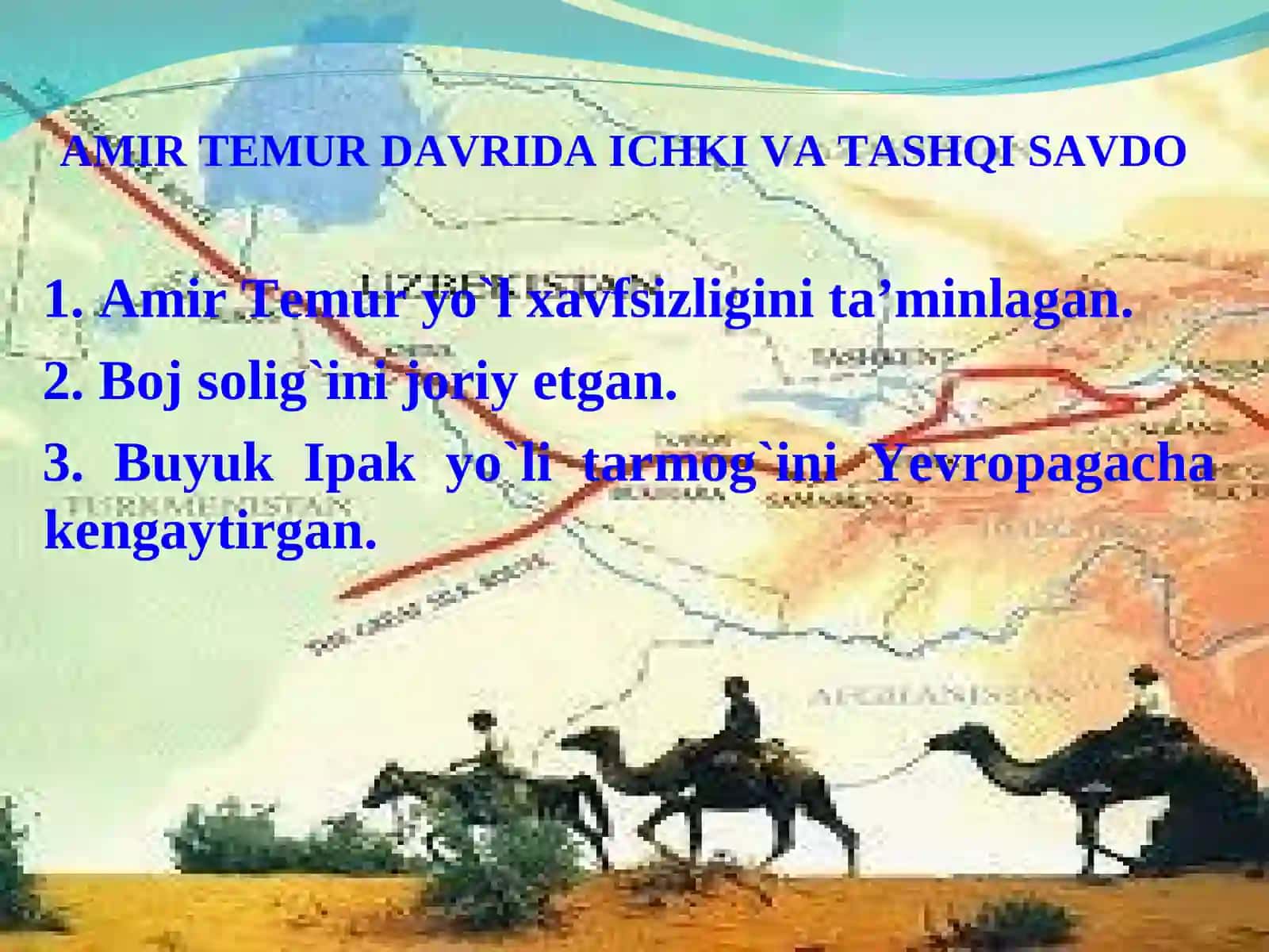 Temur va Temuriylar davri tarixi 4