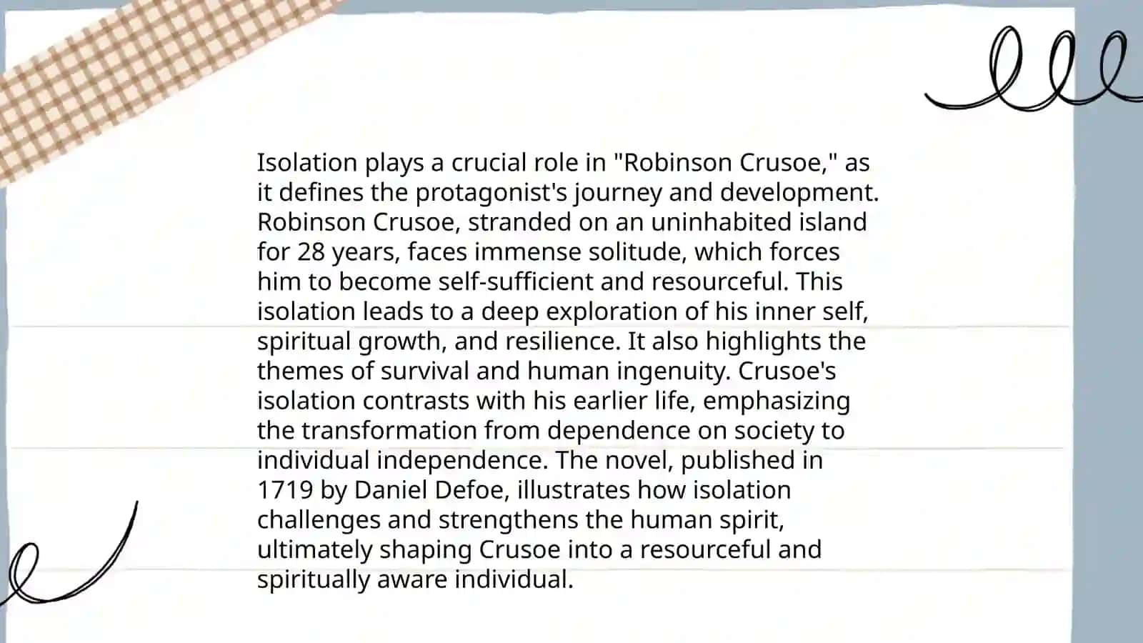 Daniel Defoe "Robinson Crusoe" 4
