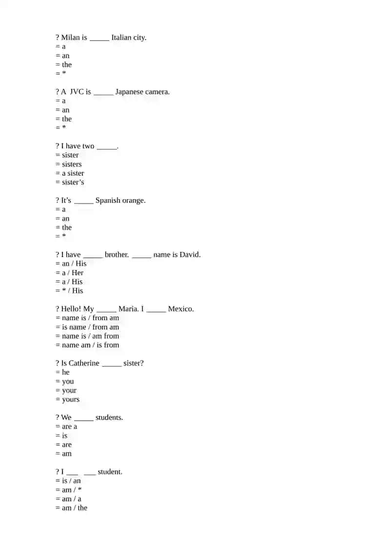 English language 1 (335 MCQs) 4