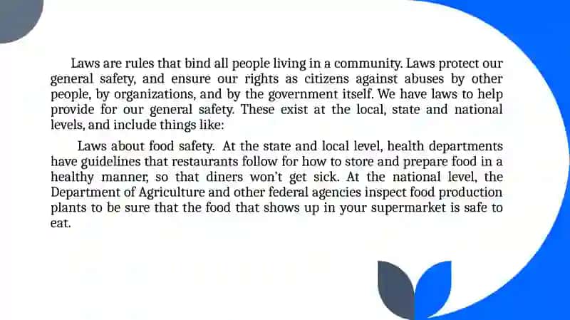 Why do we need the law 4