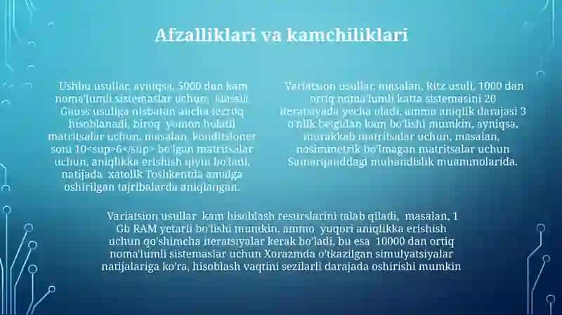 Variatsion Metodlari: Kirish 4