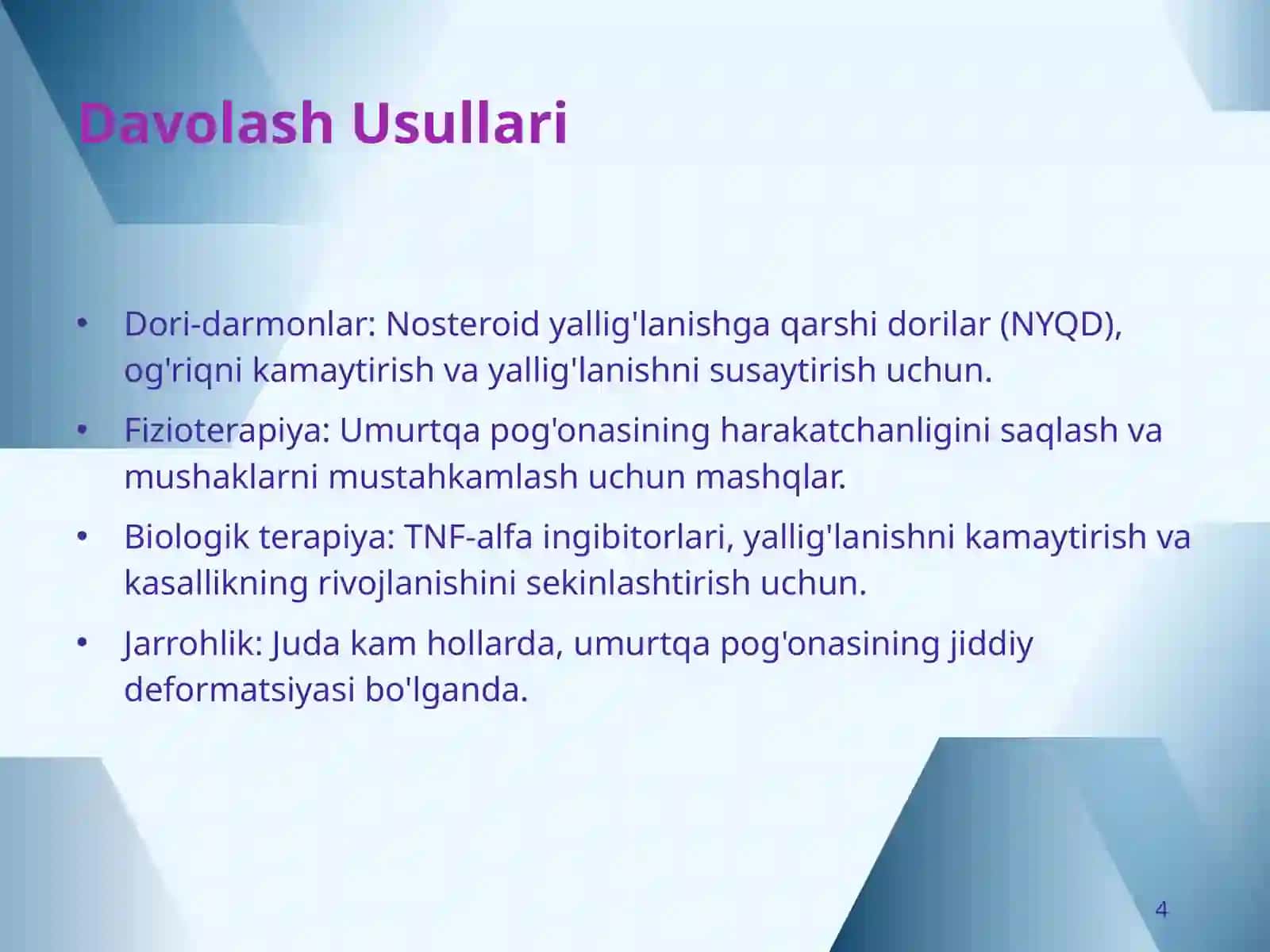 Bexterov Kasalligi 4