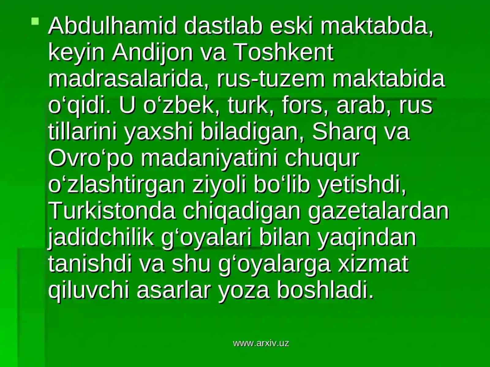 Abdulhamid Cho’lpon 4