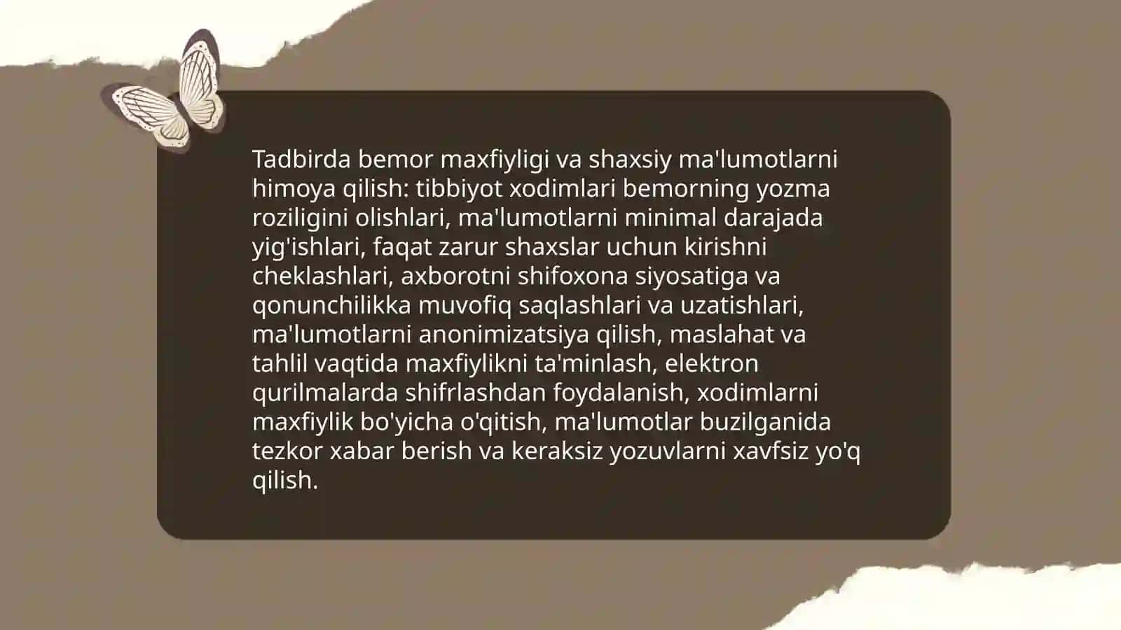 Tibbiyot xodimlari etikasi va diagnostikasi 4