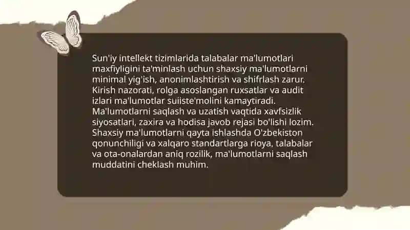 Ta'limda sun'iy intellekt muammo va istiqbollari 4