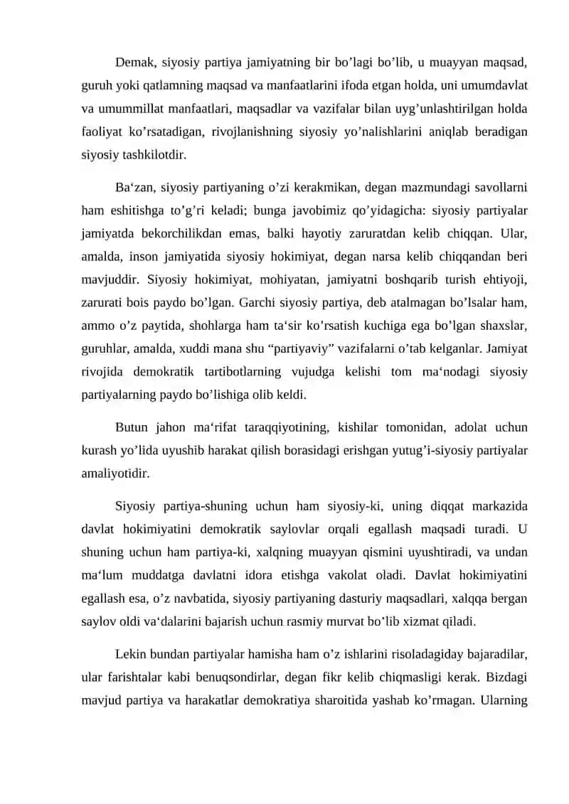 Siyosiy partiyalar va siyosiy mafkuralar 4