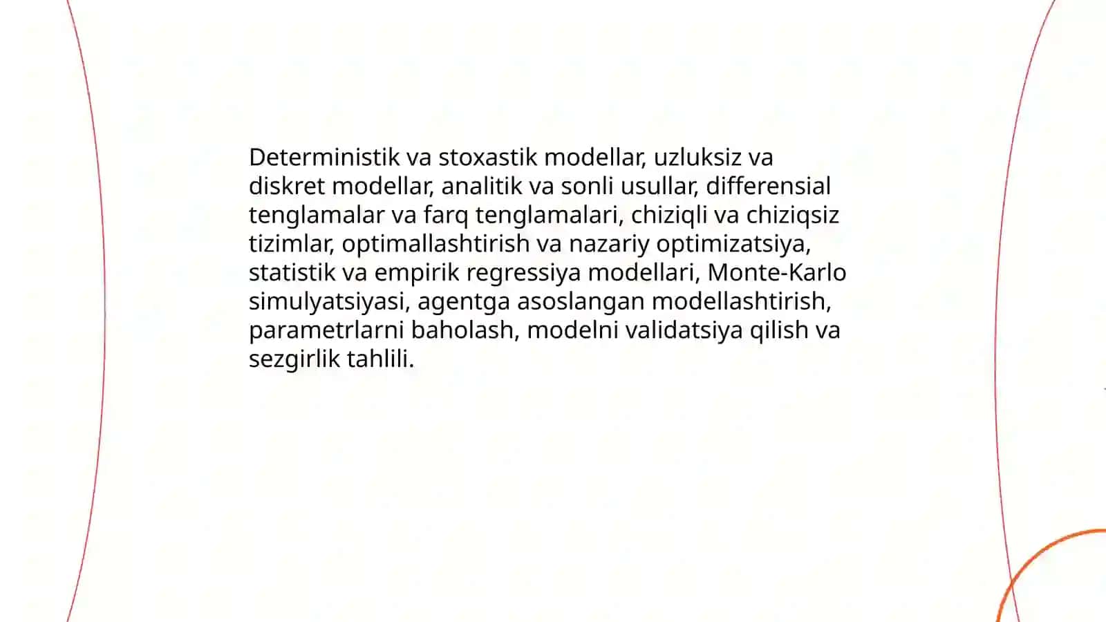 Modellashtirish 4