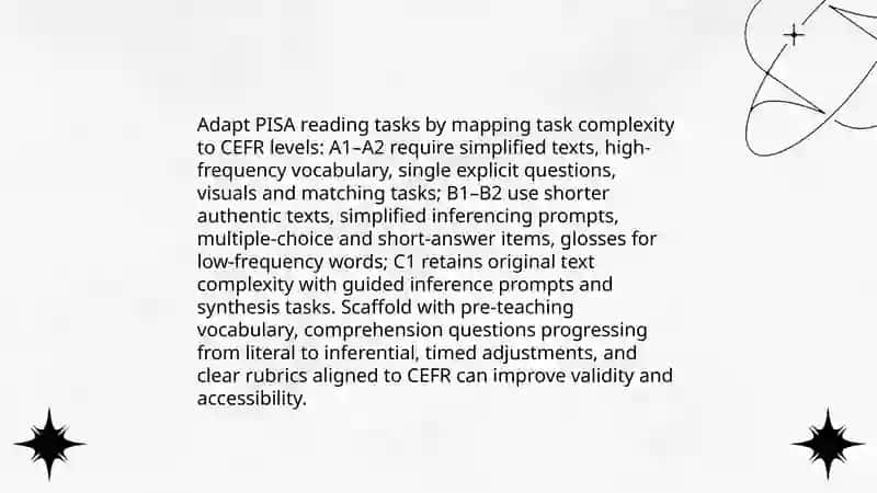 Adapting PISA Sample Tasks for English Language Lessons 4