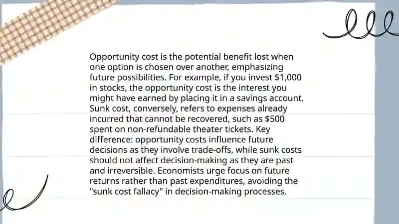 Opportunity Cost 4