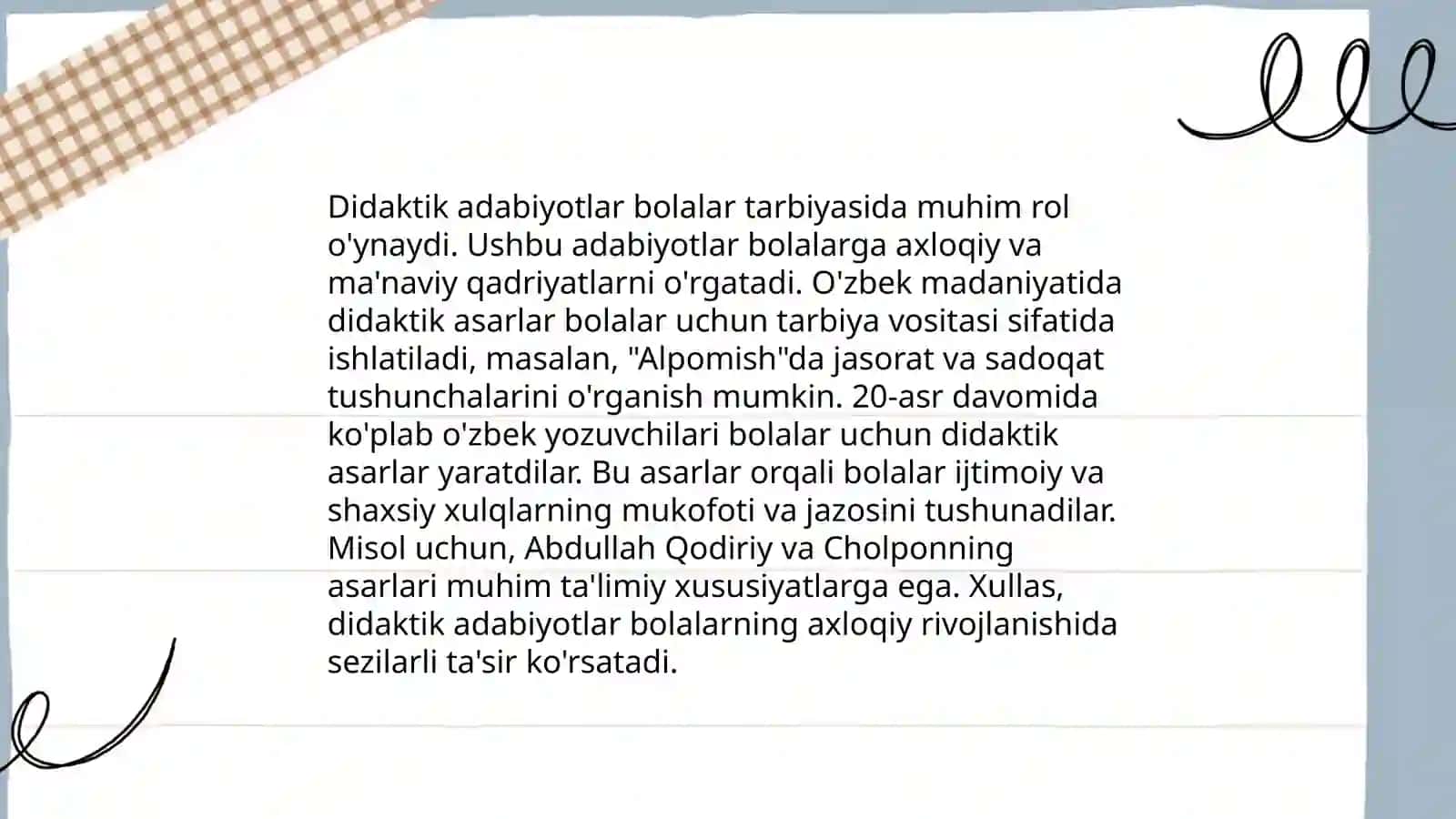 Eski bolalar kitobxonligi tarixi 4