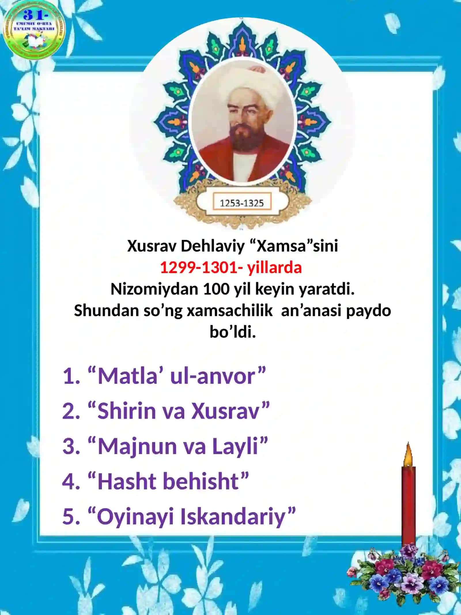 Xamsachilik tarixi 4