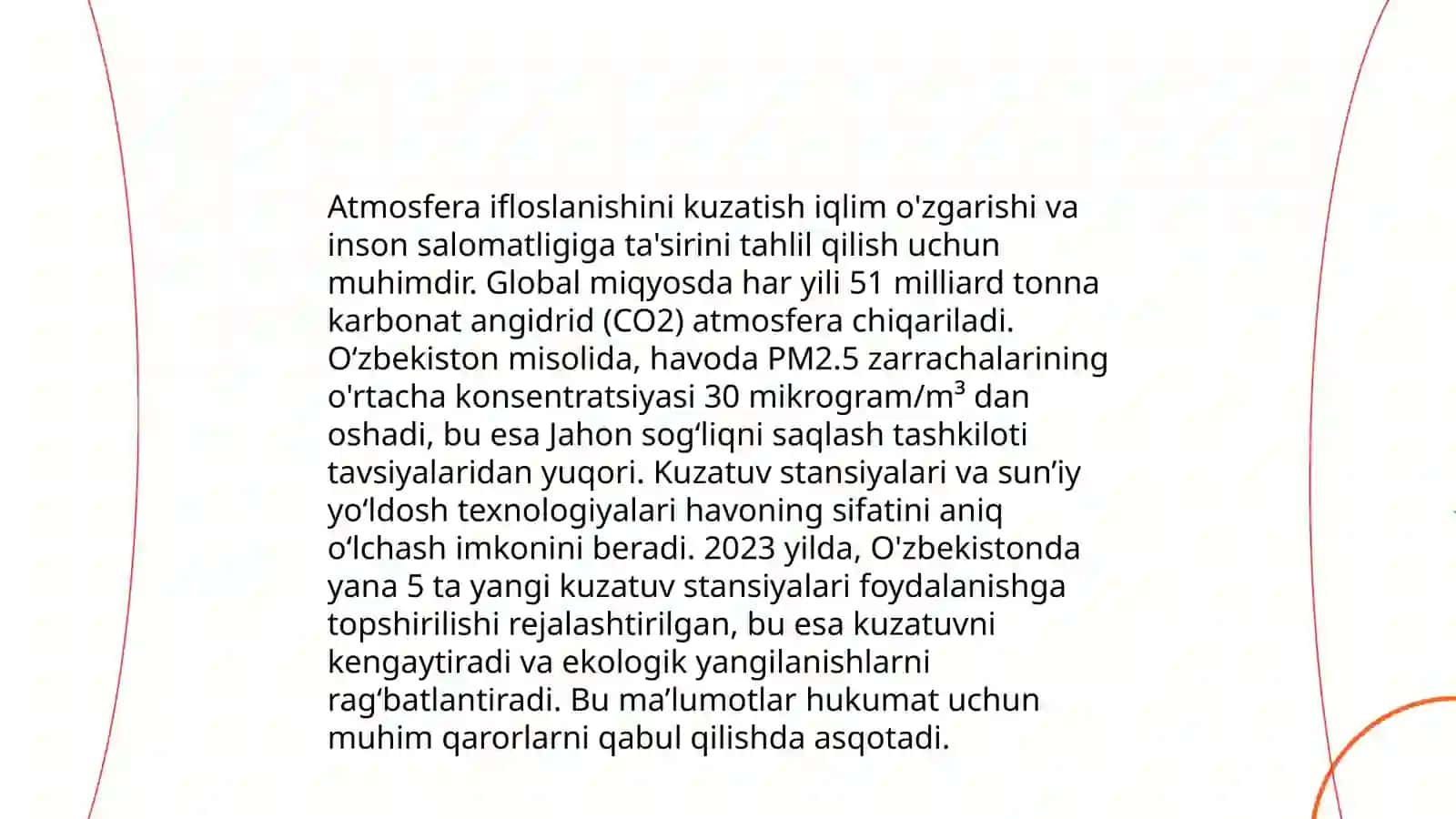 Havoning sifati monitoringi 4