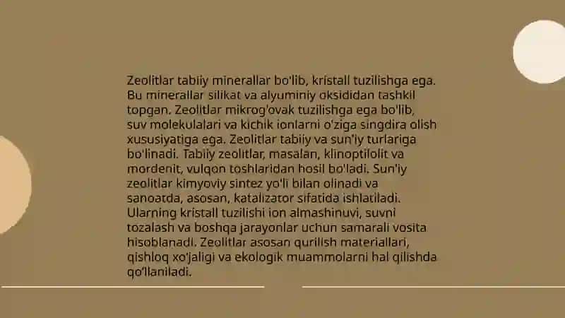 Zeolitli katalizlar 4