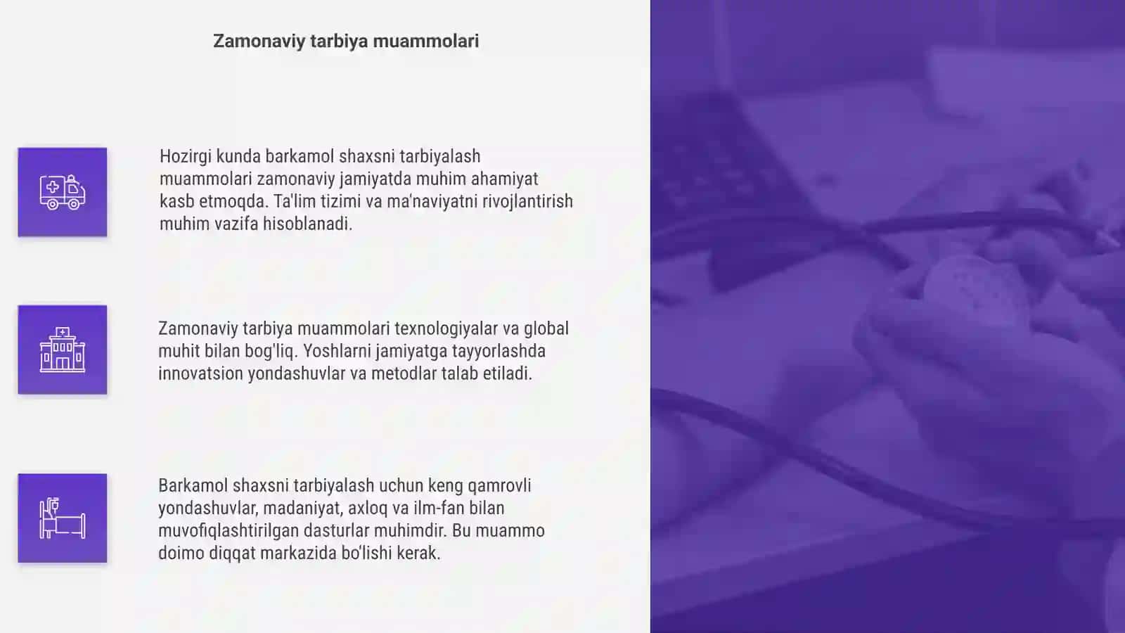 Barkamol shaxsni tarbiyalash muommolari 4