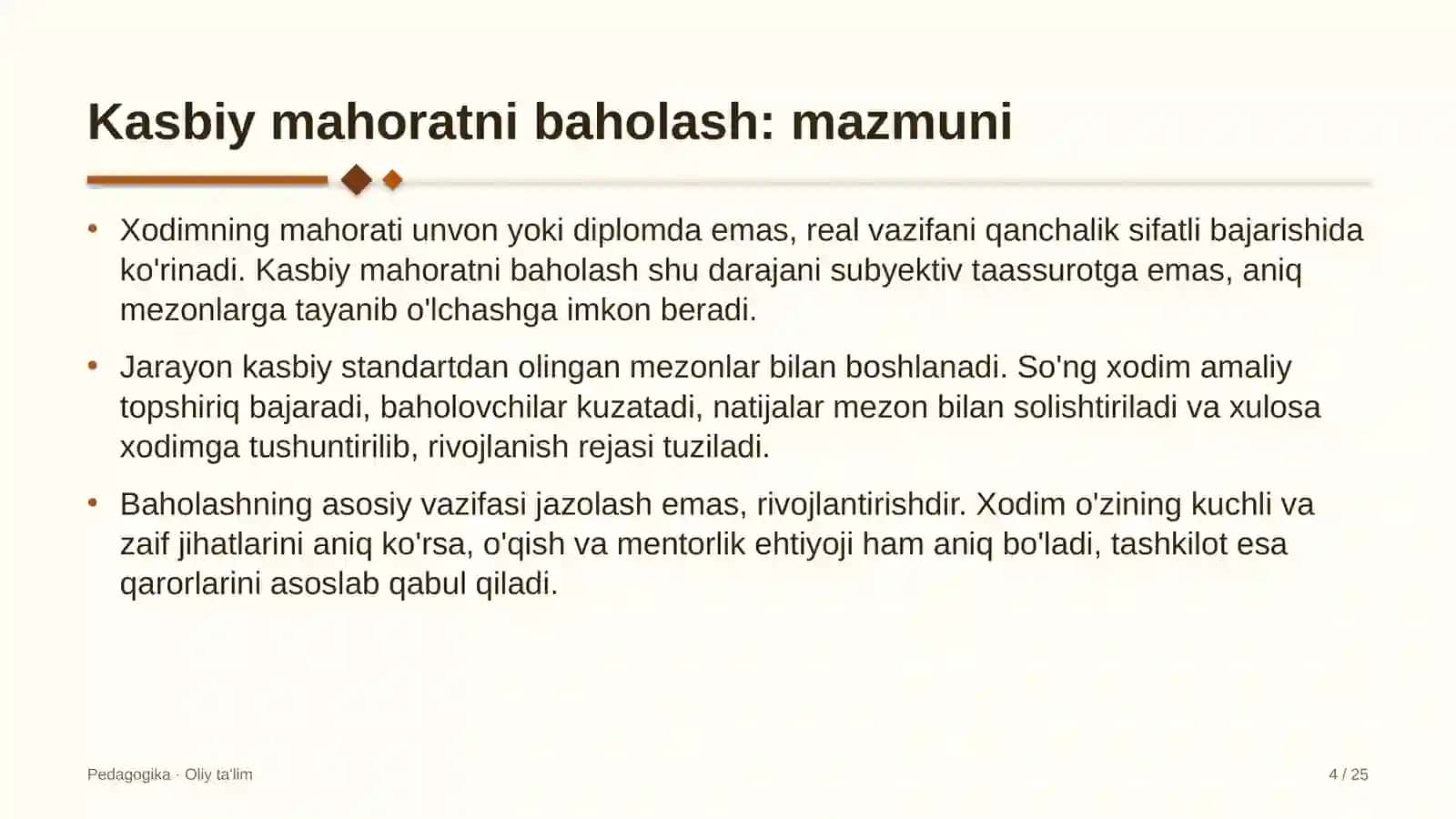 Irrigatsiya tizimida kasbiy mahoratni baholash 4