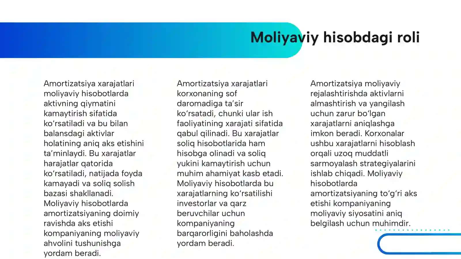 AMORTIZATSIYA XARAJATLARI 4