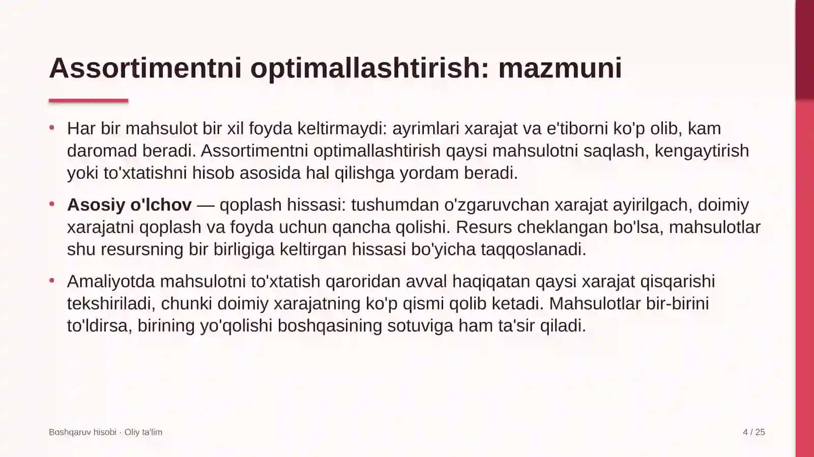 Fotostudiyalarda mahsulot assortimentini optimallashtirish 4