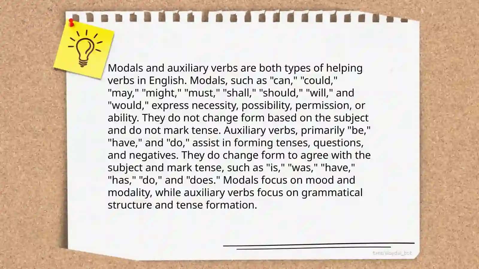 Modal verbs 4