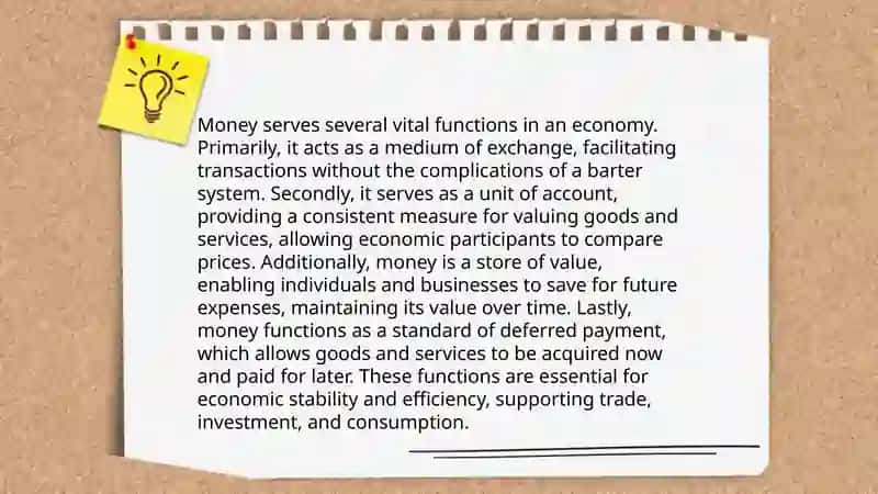 What is money 4