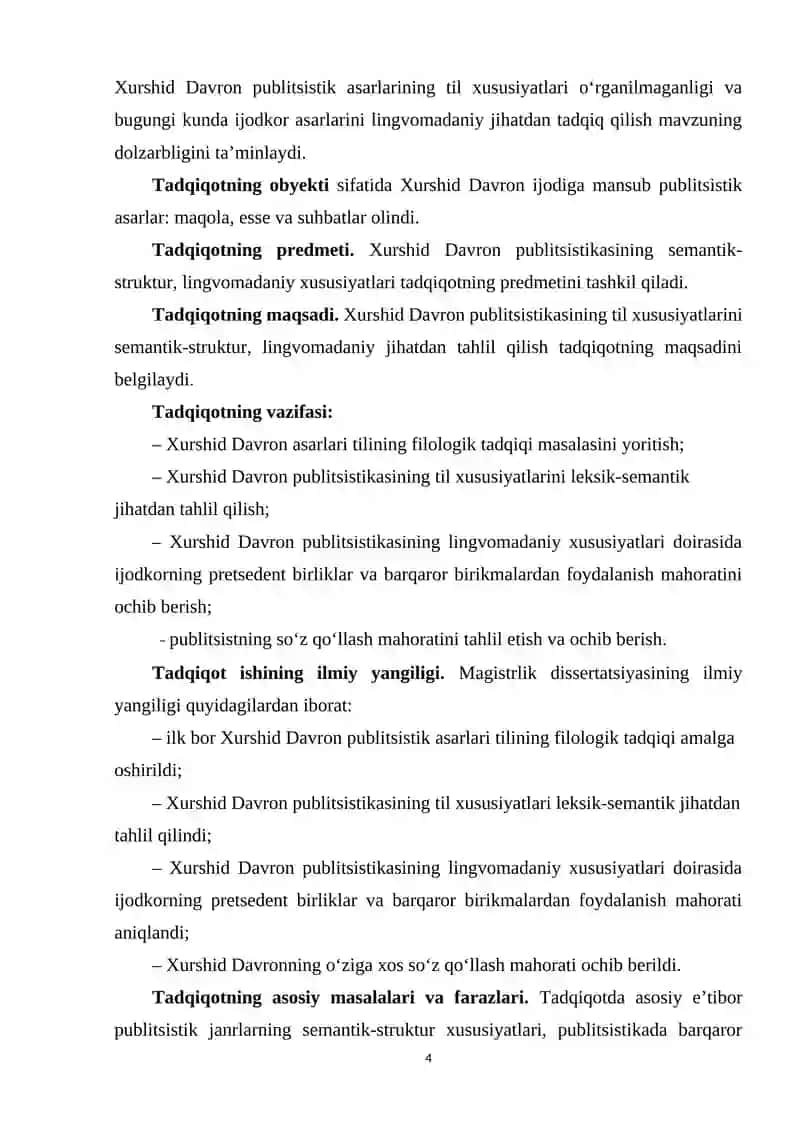 XURSHID DAVRON PUBLITSISTIKASINING TIL XUSUSIYATLARI 4