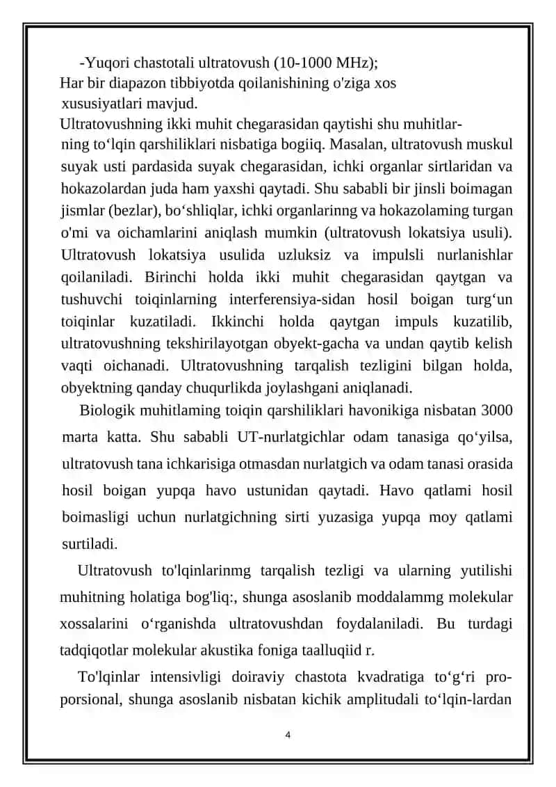Eshituv sistemasi fizikasi 4