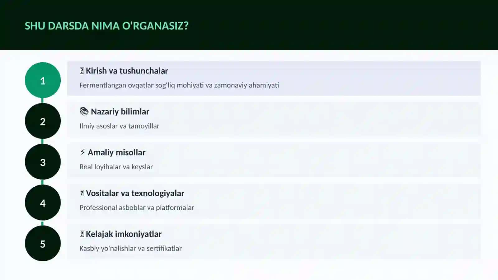 Fermentlangan ovqatlar sog'liq 4