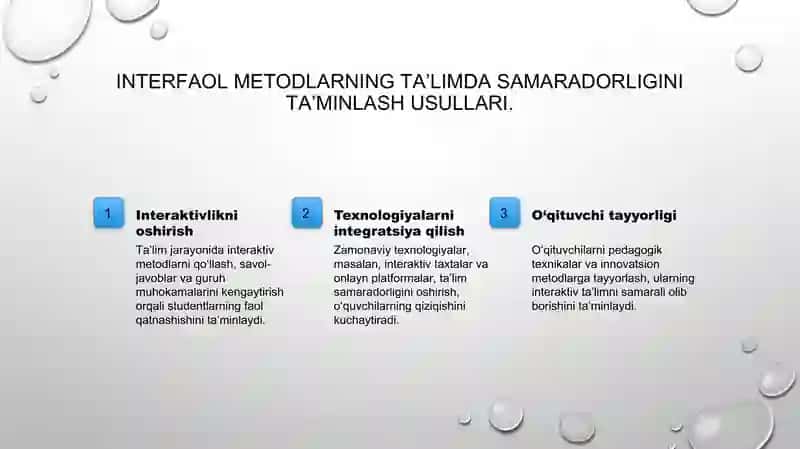 Interfaol ta’lim metodlari tasnifi 4