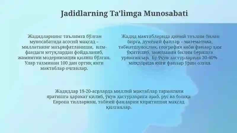 Jadidchilik Harakati va Uning Liderlari 4