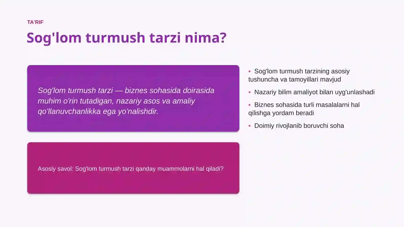 Sog'lom turmush tarzi 4