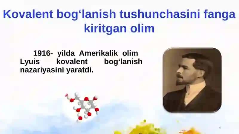 Kovalent bog‘lanish 4