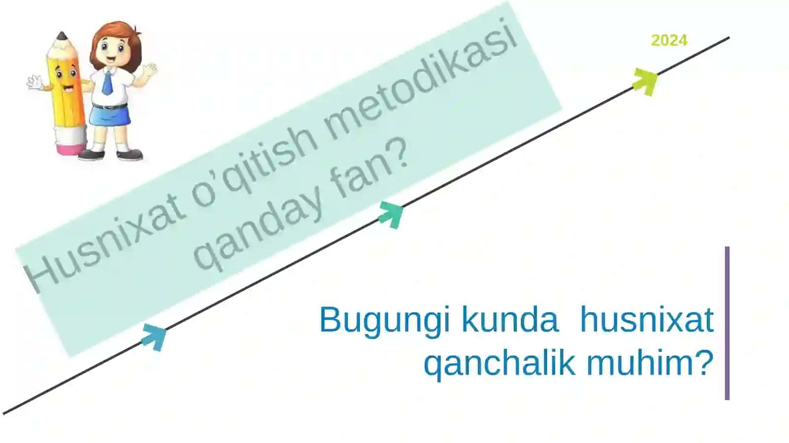 Husnixat va uni o‘qitish metodikasi 4