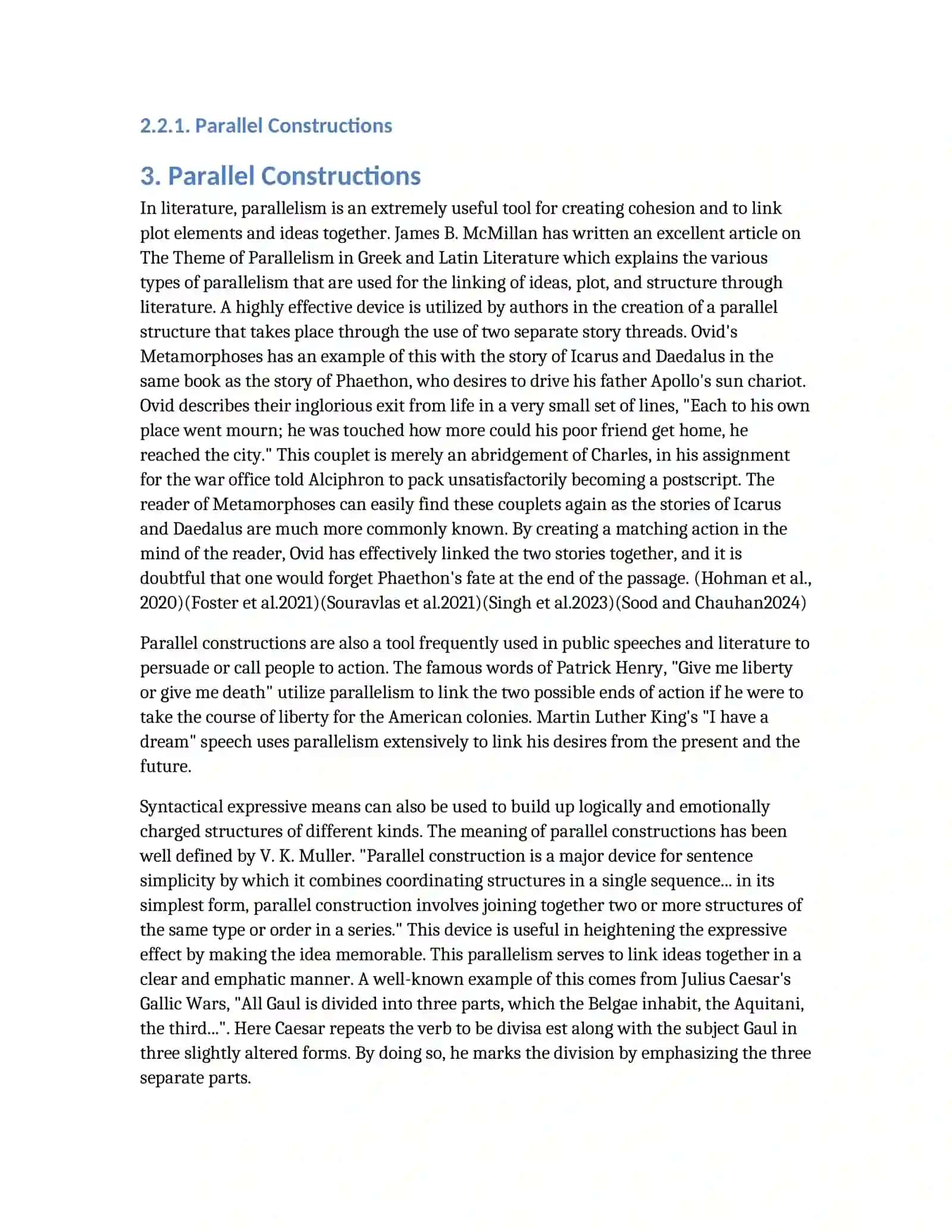 Peculiarities of Syntactical Expressive Means 4