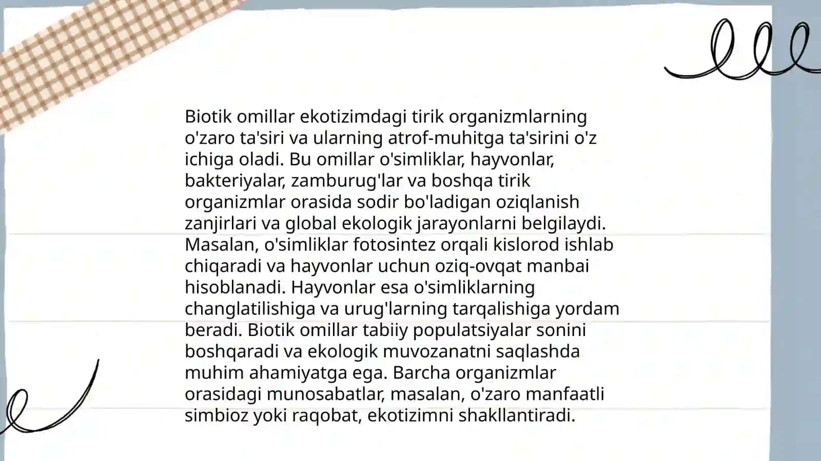 Ekologik omillar va muhit 4