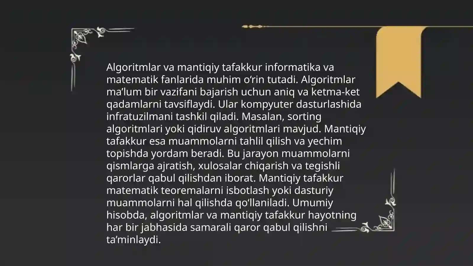 Dasturlash asoslari 4