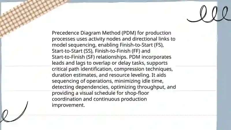 Manufacturing. Dependency diagrams 4