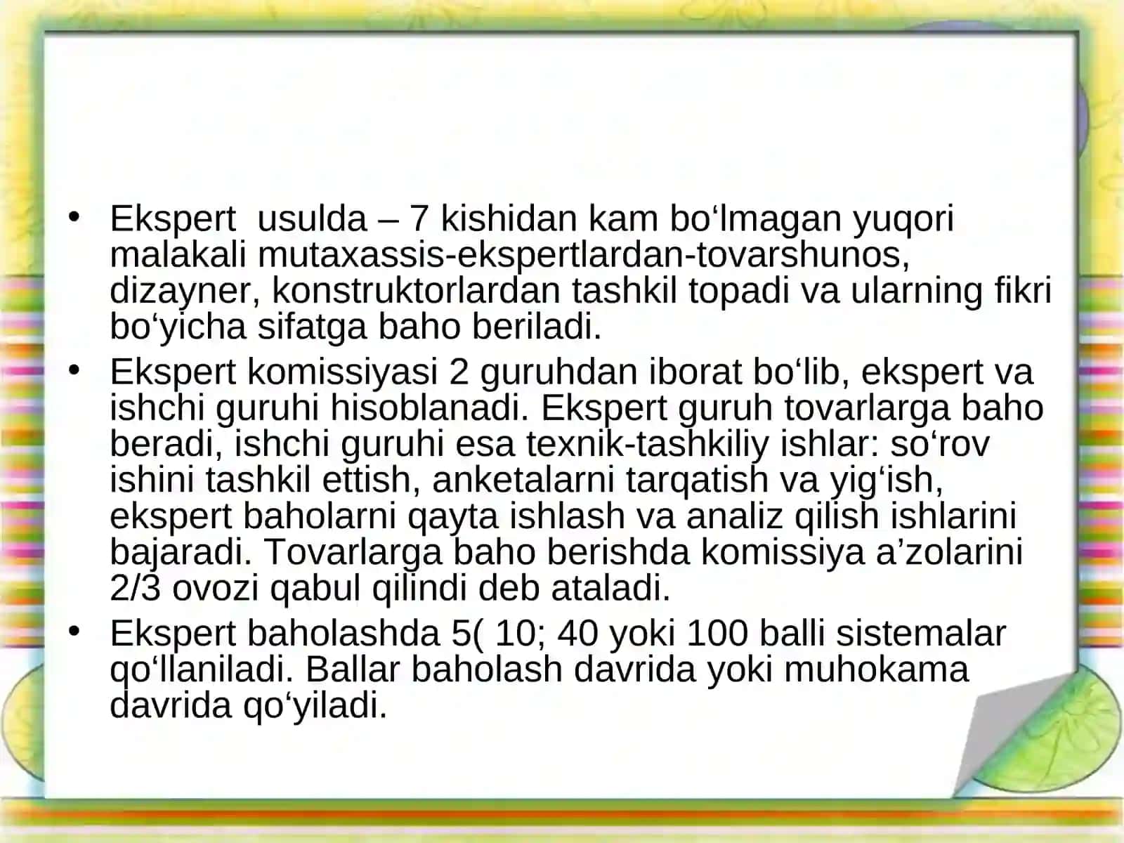 Mahsulot sifatini nazorat qilish 4