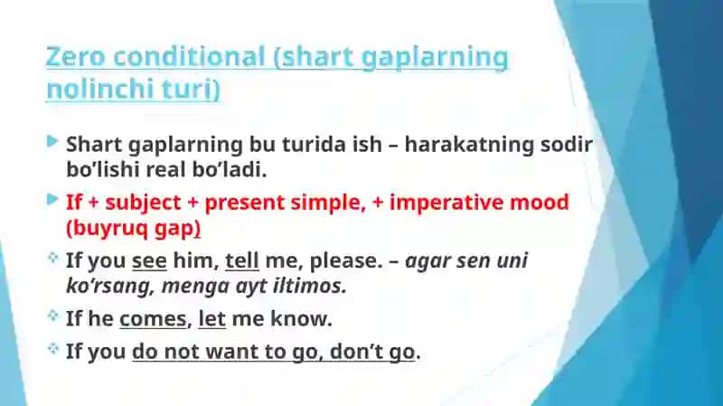 CONDITIONALS 4