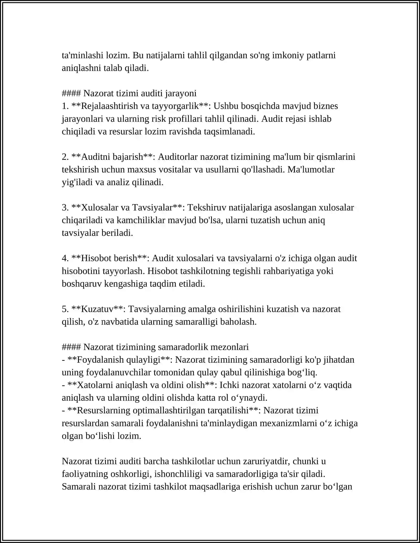 Nazorat Tizimi Audit 4