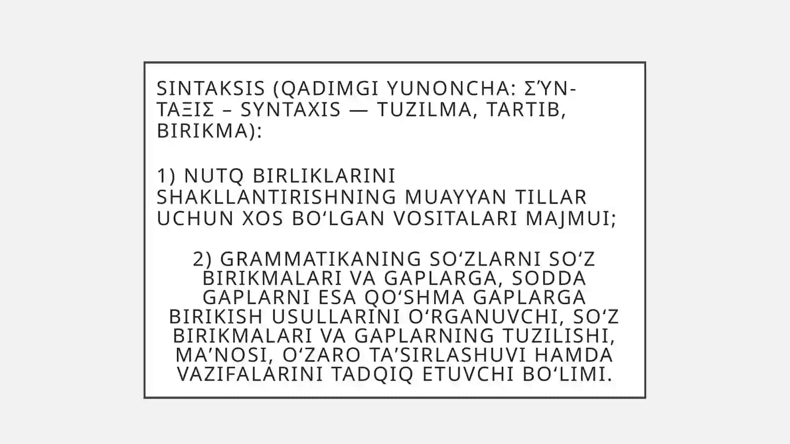 Soʻzbirikmasi sintaksisi 4